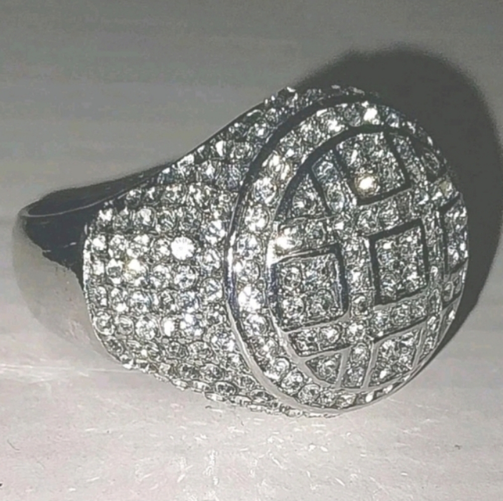 Mens Statement Ring Sz 11